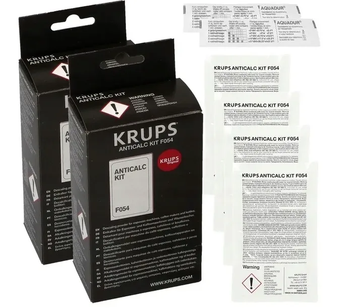 Odkamieniacz Krups saszetki F054 AntiCalc do ekspresu - 2 opakowania 4x40g