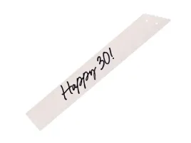 szarfa-urodzinowa-happy-30-krem-76-cm-glamour-urodziny-kremowa