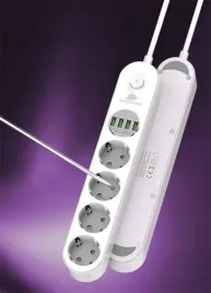 bezpieczna-listwa-zasilajaca-przedluzacz-spacetronik-sr-203-4ac-4usb-qc-2m