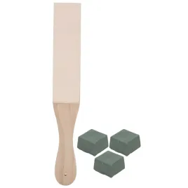 skorzany-strop-dwustronny-polerowanie-ostrza-oselka-na-drewnie