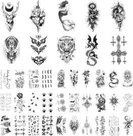 tatuaze-tymczasowe-3d-x40-arkuszy-sztuczny-tatuaz-rozne-wzory-tatuaze