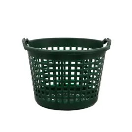 kosz-ogrodowy-zielony-okragly-na-trawe-liscie-25kg
