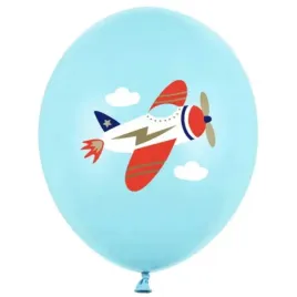 balony-urodzinowe-samoloty-urodziny-samolocik-samolot-niebieskie-50szt