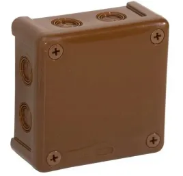 puszka-natynkowa-pusta-8-wlotow-viplast-vp-42-brazowa-ip55-98x98x42mm-042-0