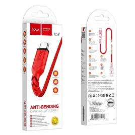 kabel-usb-czerwony-uniwersalny-zlacze-usb-c-hoco-x59-1m-fast-charging-3a