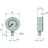 manometr-160-bar-sr-63mm-1-4-stan-nowy