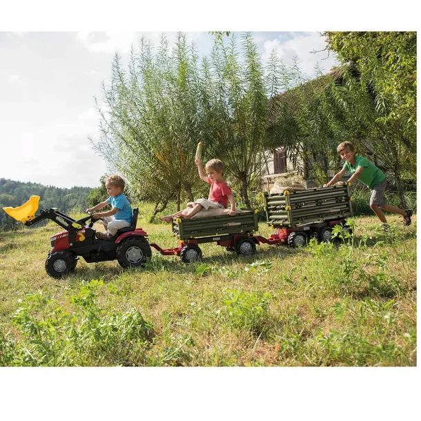 przyczepa-multi-trailer-rolly-toys-stan-nowy-kolor-zielony