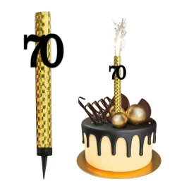 fontanna-raca-na-tort-swieczka-xl-topper-na-urodziny-70-lat-czarna-zlota