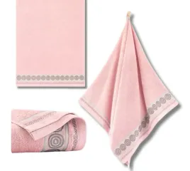 recznik-30x50-cm-z-bawelny-egipskiej-rondo-2-zwoltex-rozowy