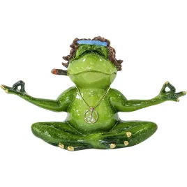ozdobna-figurka-10-x-19-x-6-cm-zaba-medytujaca-hipis