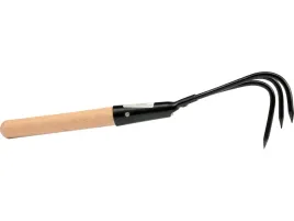 pazurki-ogrodnicze-stalowe-3-zeby-drewniany-trzonek-33-cm-czernione-flo