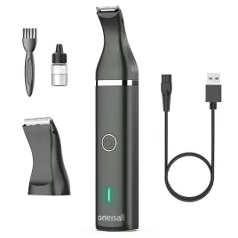 oneisall-maszynka-do-strzyzenia-psow-i-kotow-cicha-trymer-do-lapek-czarna