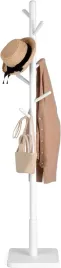 wieszak-stojacy-drewno-vasagle-bialy