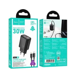 hoco-ladowarka-sieciowa-typ-c-kabel-typ-c-do-lightning-pd-qc-30w-n62