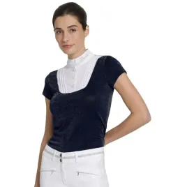 koszulka-konkursowa-damska-spooks-tarah-z-brokatem-granatowa-s