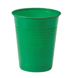 kubki-kubeczki-plastikowe-200ml-zielone-do-picia-napojow-wody-100szt