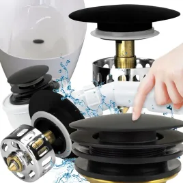 syfon-wannowy-klik-klak-do-wanny-wolnostojacej-czarny-czyszczony-od-gory