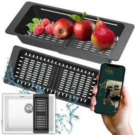ociekacz-do-zlewu-na-naczynia-organizer-czarny-suszarka-ociekarka-gratis
