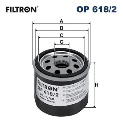 filtron-op-618-2-filtr-oleju-stan-nowy