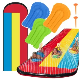 slizgawka-wodna-dla-dzieci-zjezdzalnia-480cm-slizg-wodny-fontanna-3-deski