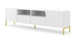 szafka-rtv-surf-200-cm-2d2s-bialy-mat-frez-nozki-zlote