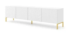 szafka-rtv-surf-200-cm-4d-bialy-mat-frez-nozki-zlote