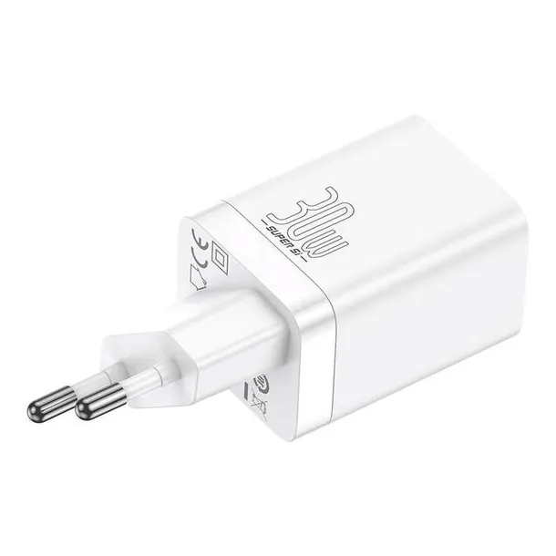 baseus-ladowarka-sieciowa-usb-typ-c-compact-super-si-pro-pd-30w-biala-marka-baseus