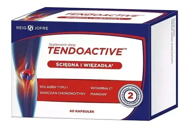 TENDOACTIVE Suplement na ścięgna, kolagen 60 kapsułek