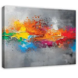 obraz-szary-abstrakcja-loft-do-sypialni-salonu-kuchni-na-plotnie-120x80