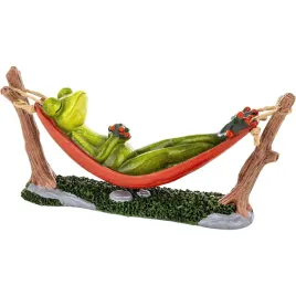 ozdobna-figurka-95-x-20-x-5-cm-zaba-na-hamaku