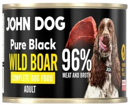 john-dog-adult-or-pure-black-or-karma-mokra-dla-psa-dzik-200g