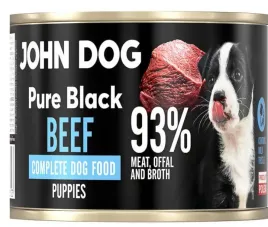 john-dog-puppy-or-pure-black-or-karma-mokra-dla-szczeniat-wolowina-200g