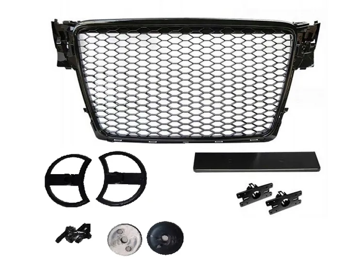 grill-czarny-polysk-audi-a4-b8-2008-2011-stan-nowy