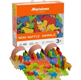 marioinex-klocki-waffle-mini-animals-62-el-w-tym-32-zwierzeta