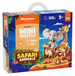 marioinex-klocki-waffle-mini-safari-animals-100-el-w-tym-16-zwierzat