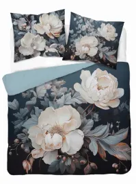 posciel-holenderska-160x200-kwiaty-jasne-na-turkusie-holland-premium