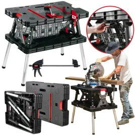 skladany-stol-warsztatowy-work-table-do-ukosnicy-zestaw-mobilny-2-sciski