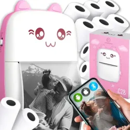 drukarka-termiczna-mini-kot-11-rolek-do-zdjec-notatek-przenosna-dla-dzieci