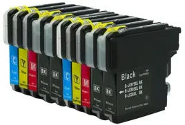 10x-tusze-do-brother-dcp-j125-dcp-j140w-dcp-j315w-dcp-j515w-mfc-j220-lc985