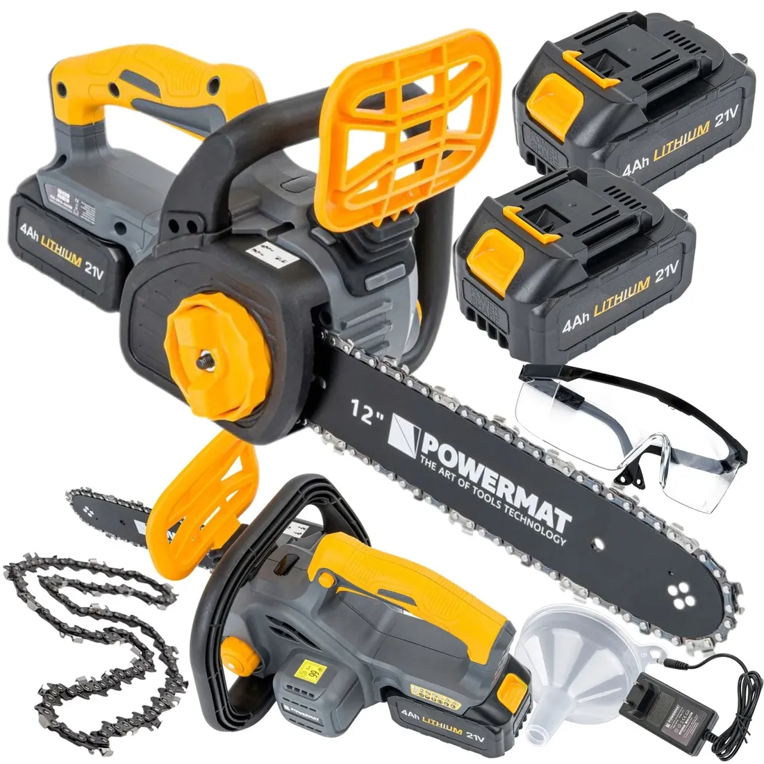 pila-lancuchowa-akumulatorowa-galeziowka-mini-pilarka-2x-aku-4ah-2x-lancuch