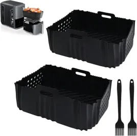 silikonowe-formy-do-frytkownicy-beztluszczowej-blacha-wkladka-zestaw-2-szt