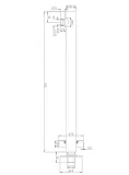 ramie-prysznicowe-scienne-40-cm-chrom-polysk-marka-omnires