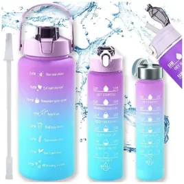 zestaw-3szt-bidon-sportowy-butelka-motywacyjna-na-wode-2l-750ml-300ml