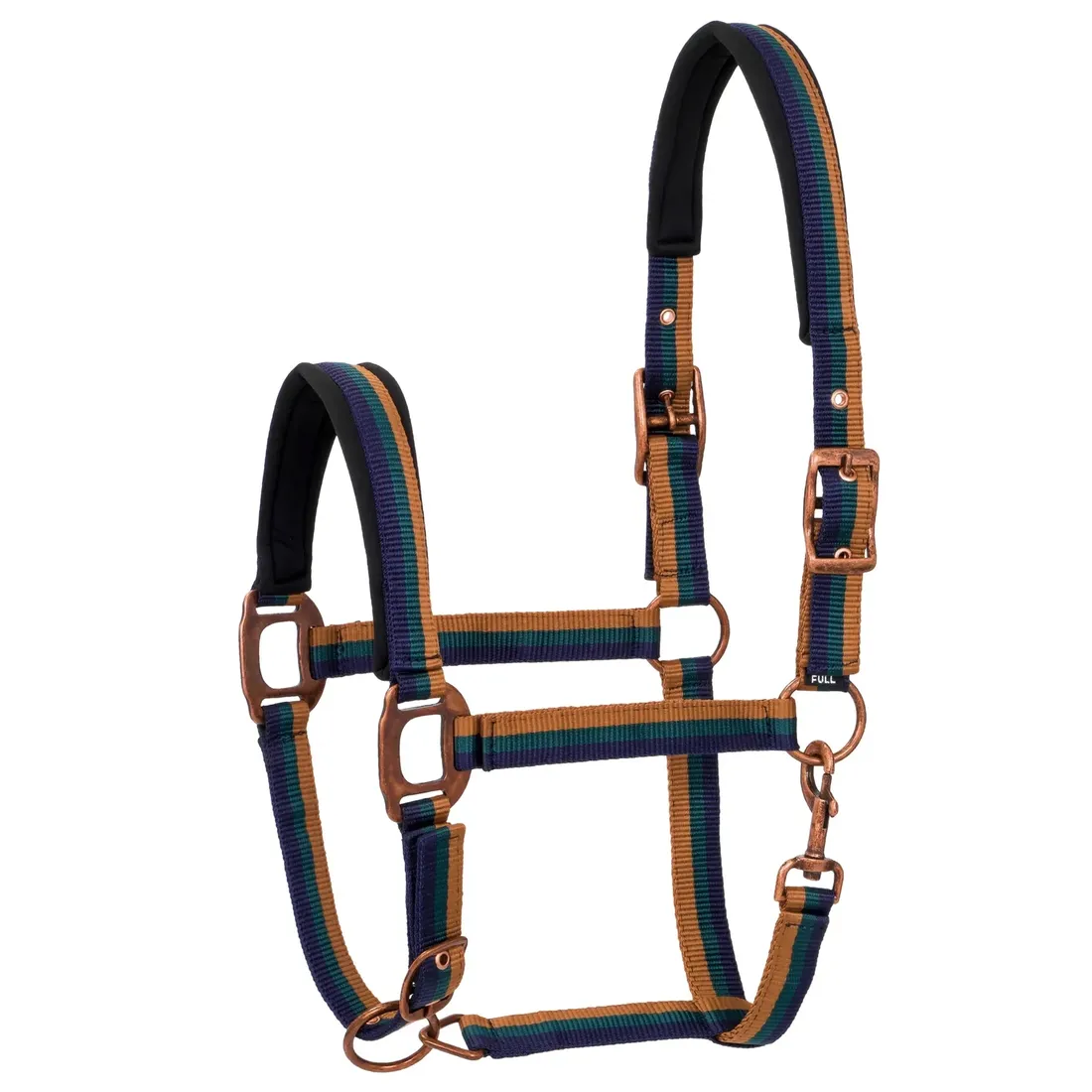 k-kantar-start-rustic-navy-darkgreen-light-brown-pony