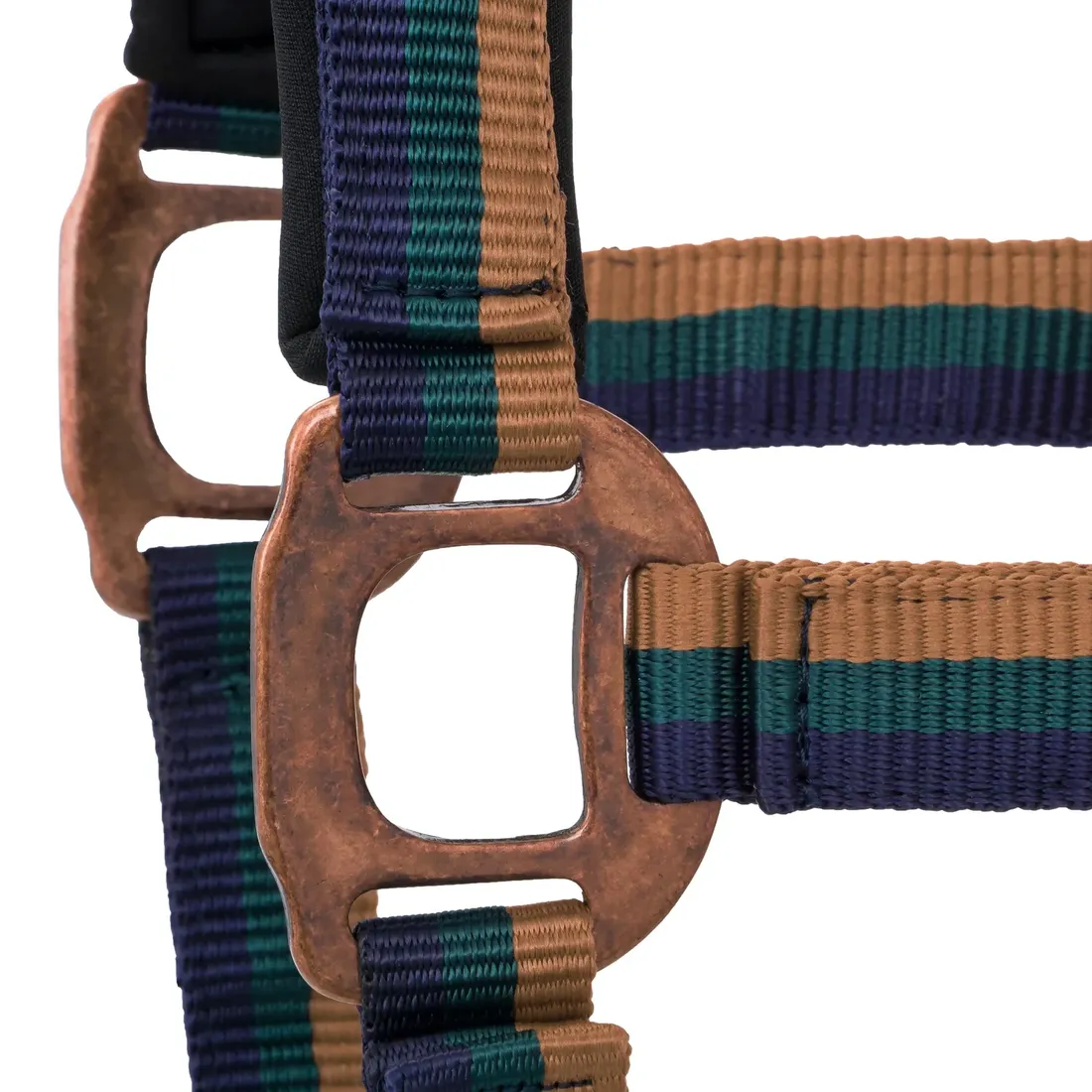 k-kantar-start-rustic-navy-darkgreen-light-brown-pony