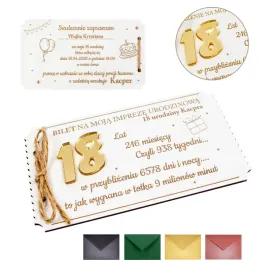 biale-drewniane-personalizowane-zaproszenie-na-18-urodziny-z-koperta