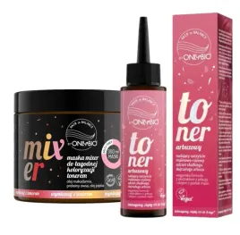 onlybio-toner-do-wlosow-kolor-arbuzowy-maska-mixer-zestaw