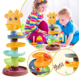 wieza-kuleczkowa-piramidka-ukladanka-edukacyjna-zyrafa-koszykowka