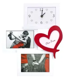 zegar-scienny-analogowy-arabskie-z-ramka-na-zdjecia-love-milosc