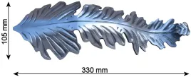 lisc-stalowy-ozdobny-z-blachy-dl-33cm-element-kuty